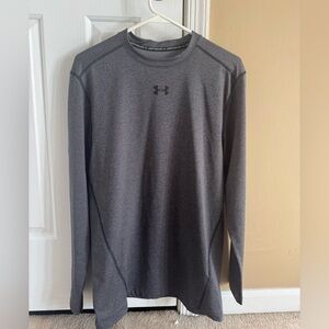 Under Armour Men's Charcoal Compression Long Sleeve Tee